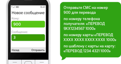 Как перевести на карту Сбербанка деньги через СМС с мобильного телефона?